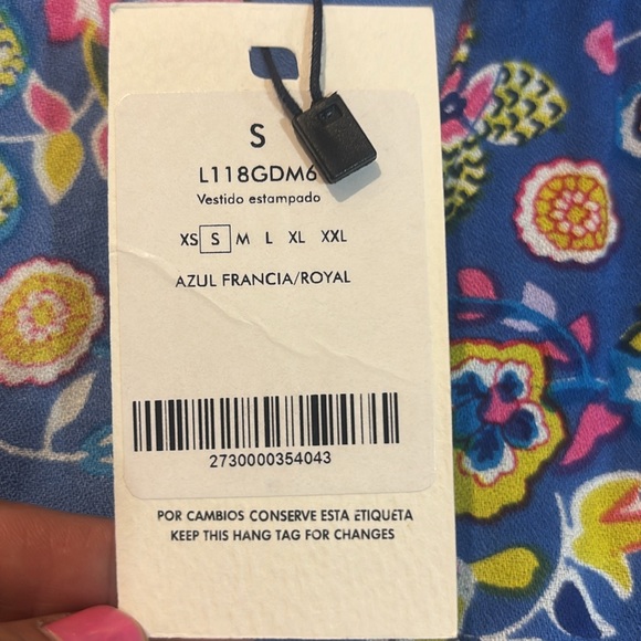 Lolita Pink and Blue Flutter Sleeve Women’s Dress Size Small . - Picture 6 of 13